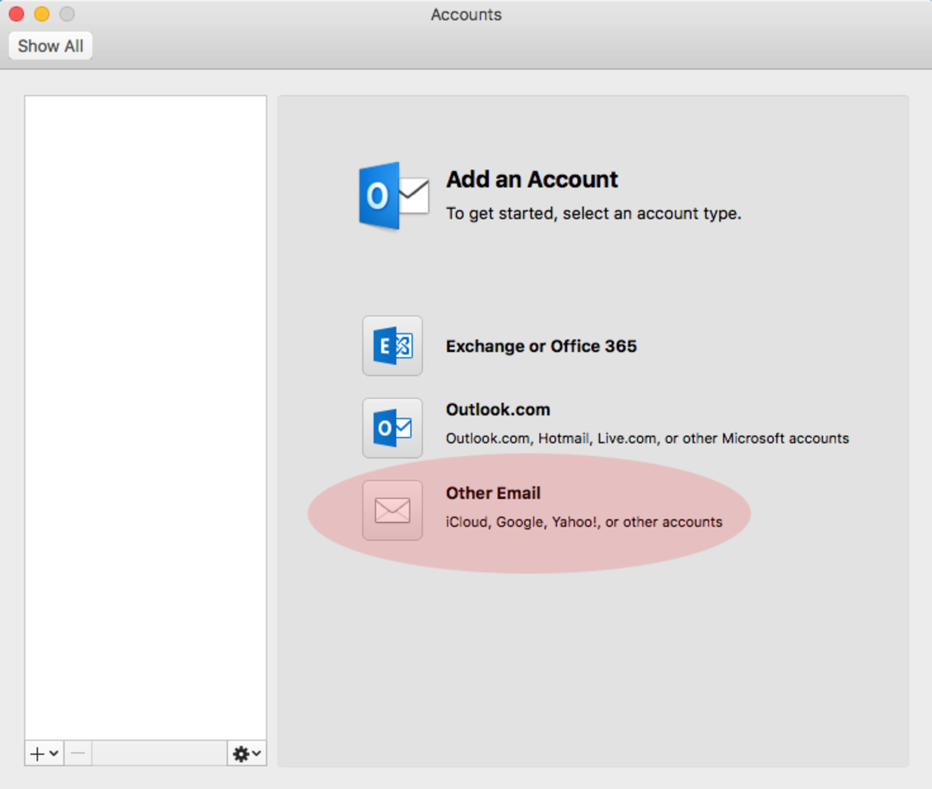 set up email in outlook for mac
